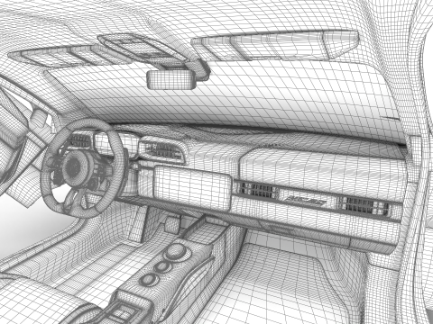 Maserati MC20 Notte Edition 2023 HQ 3D Модель