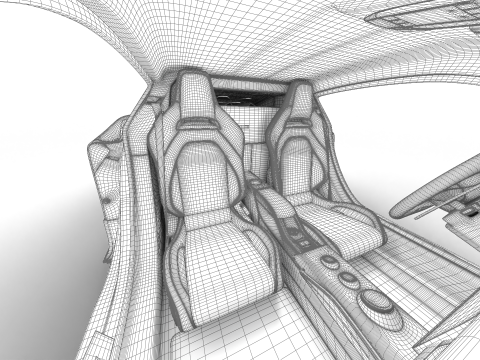 Maserati MC20 Notte Edition 2023 HQ 3D Модель