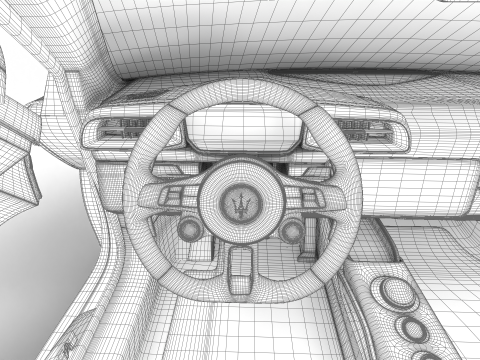 Maserati MC20 Notte Edition 2023 HQ 3D Модель