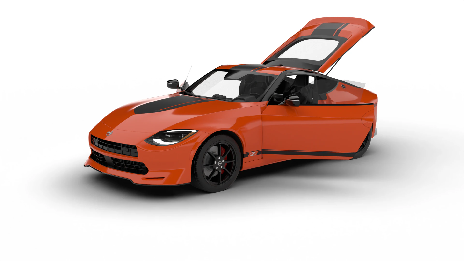 Nissan Z Heritage Edition 2024 HQ 3D Model .c4d .max .obj .3ds .fbx .stl .blend