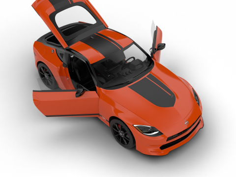 Nissan Z Heritage Edition 2024 HQ Model 3D