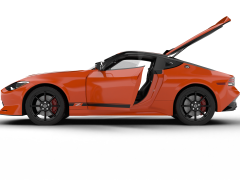 Nissan Z Heritage Edition 2024 HQ Model 3D