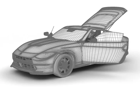 Nissan Z Heritage Edition 2024 HQ 3D Model