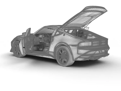 Nissan Z Heritage Edition 2024 HQ 3D Model