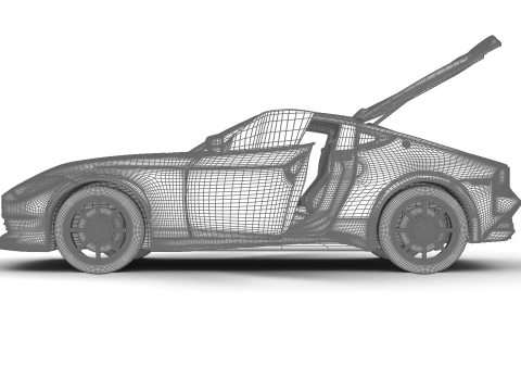 Nissan Z Heritage Edition 2024 HQ Model 3D