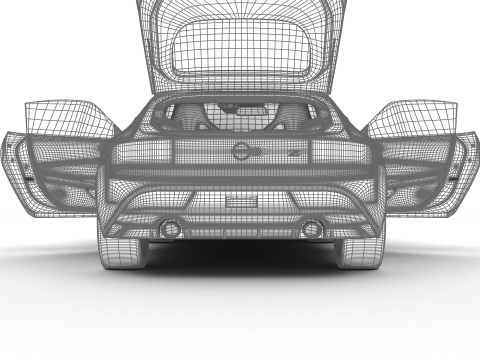 Nissan Z Heritage Edition 2024 HQ Model 3D