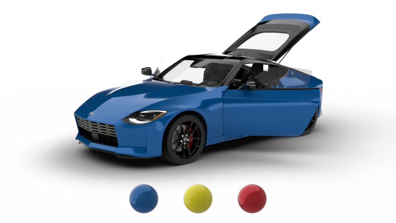 Nissan Z 2023 HQ 3Dモデル .c4d .max .obj .3ds .fbx .stl .blend