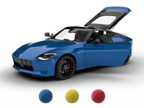 Nissan Z 2023 HQ 3D Model