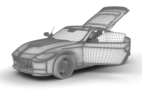 Sede centrale Nissan Z 2023 Modello 3D