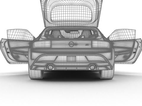 Nissan Z 2023 HQ 3Dモデル