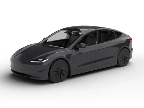 Tesla Model 3 Standard 2026 3D Model