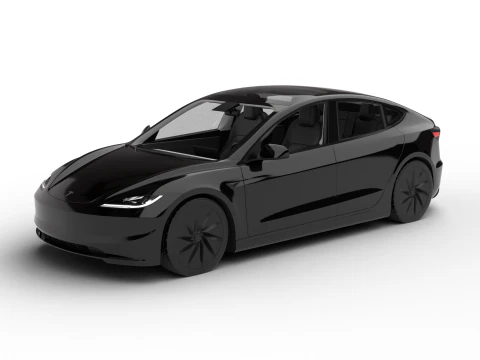 Tesla Model 3 Standard 2026 3D Model