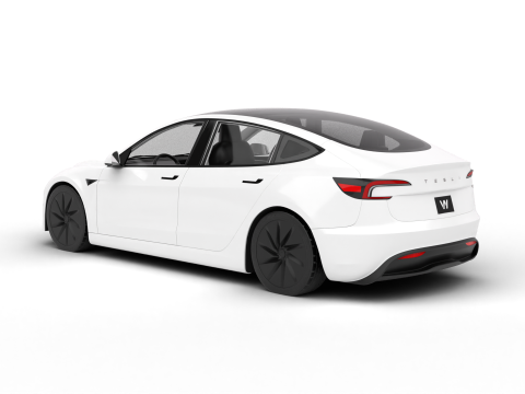 Tesla Model 3 Standard 2026 3D Модель