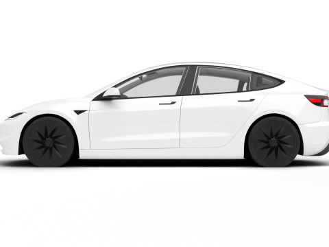 Tesla Model 3 Standard 2026 3D Модель