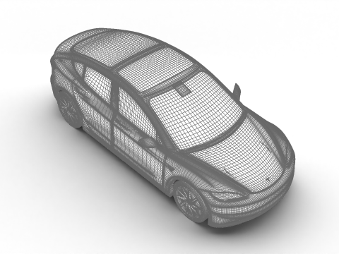 Tesla Model 3 Standard 2026 3D Модель