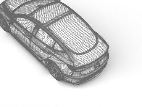 Tesla Model 3 Standard 2026 3D Модель