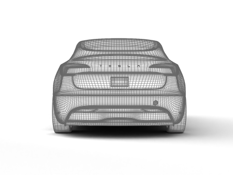 Tesla Model 3 Standard 2026 3D Модель