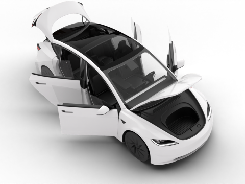 Tesla Model 3 Standard 2026 HQ 3D Model