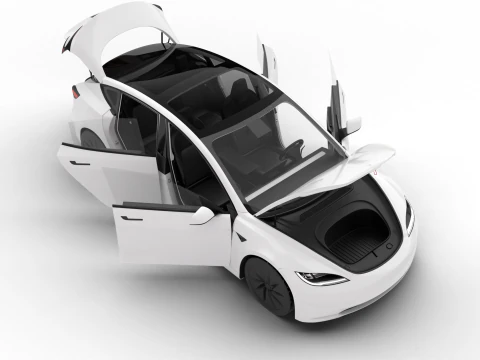 Tesla Model 3 Standard 2026 HQ 3D Model