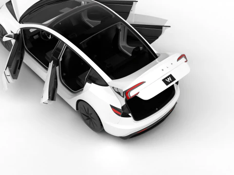 Tesla Model 3 Standard 2026 HQ 3D Model