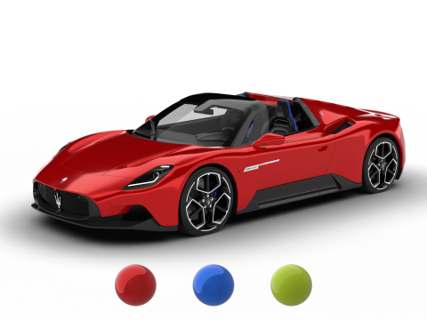 Maserati MC20 Cielo 2023 3D Model