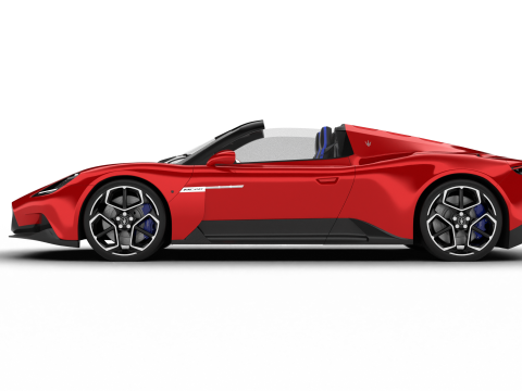 Maserati MC20 Cielo 2023 3D Модель