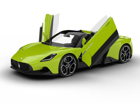 Maserati MC20 Cielo 2023 HQ Model 3D