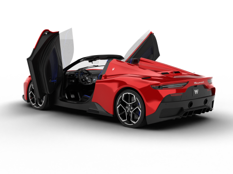 Maserati MC20 Cielo 2023 HQ Model 3D