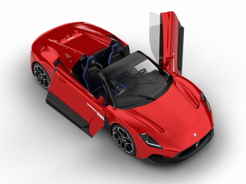 Maserati MC20 Cielo 2023 HQ Model 3D