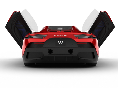 Maserati MC20 Cielo 2023 HQ Model 3D