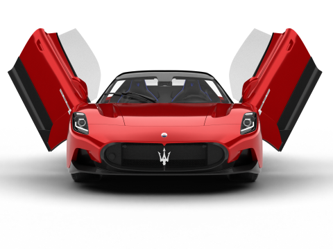 Maserati MC20 Cielo 2023 HQ Model 3D