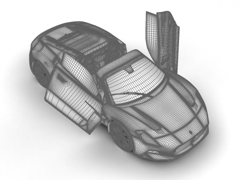 Maserati MC20 Cielo 2023 HQ Model 3D