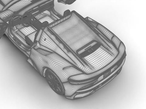 Maserati MC20 Cielo 2023 HQ Model 3D