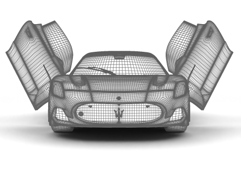 Maserati MC20 Cielo 2023 HQ Model 3D