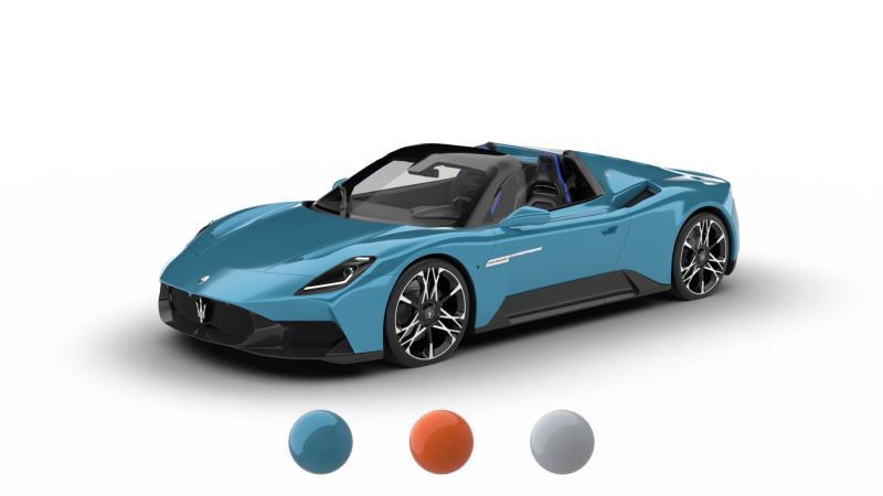 Maserati MCPura Cielo 2026 3D Model .c4d .max .obj .3ds .fbx .stl .blend