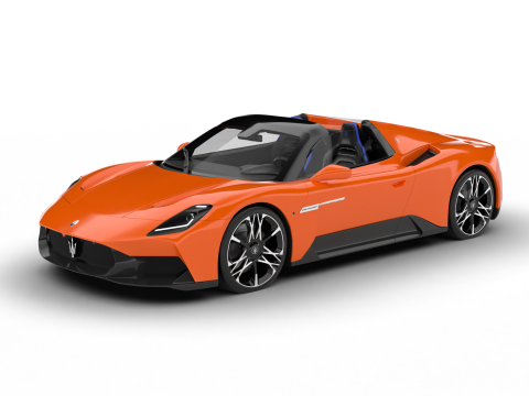 Maserati MCPura Cielo 2026 3D Model