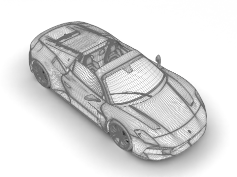 Maserati MCPura Cielo 2026 3D Model
