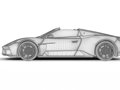 Maserati MCPura Cielo 2026 3D Model
