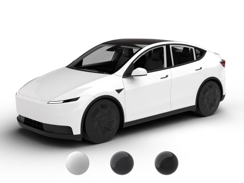 Tesla Model Y Standart 2026 3D Модель