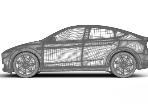 Tesla Model Y Standard 2026 3D Модель