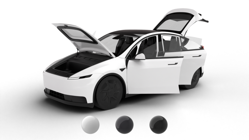 Tesla Model Y Standard 2026 HQ Model 3D .c4d .max .obj .3ds .fbx .stl .blend