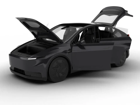 Tesla Model Y Standard 2026 HQ 3D Model