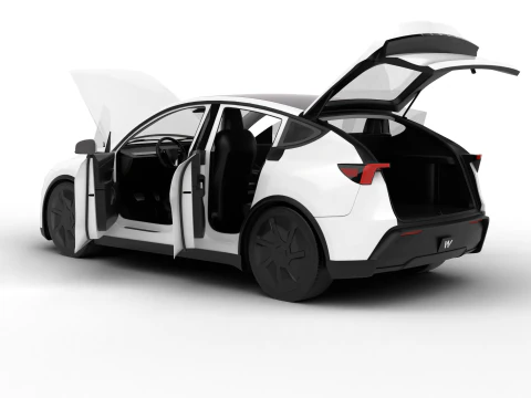 Tesla Model Y Standard 2026 HQ 3D Model