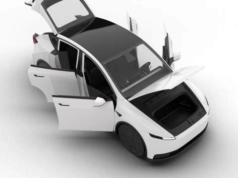 Tesla Model Y Standard 2026 HQ 3D Model