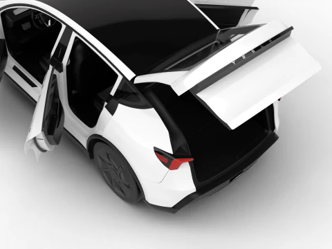 Tesla Model Y Standard 2026 HQ 3D Model