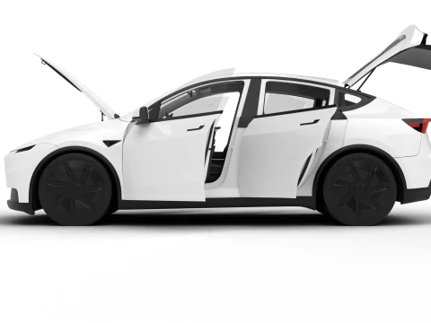 Tesla Model Y Standard 2026 HQ 3D Model