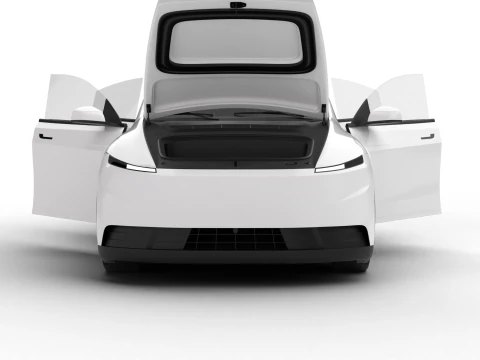 Tesla Model Y Standard 2026 HQ 3D Model