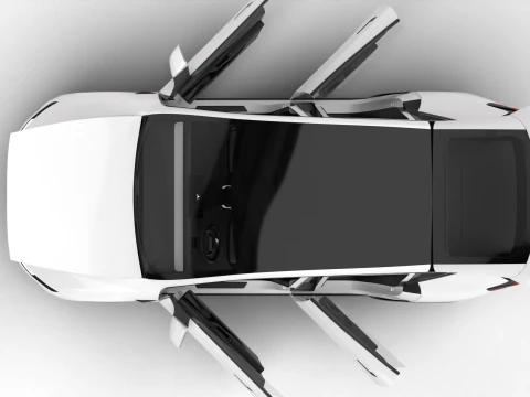 Tesla Model Y Standard 2026 HQ 3D Model