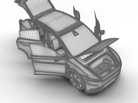 Tesla Model Y Standard 2026 HQ 3D Model