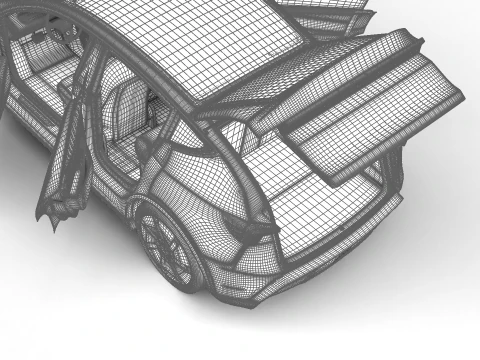 Tesla Model Y Standard 2026 HQ 3D Model